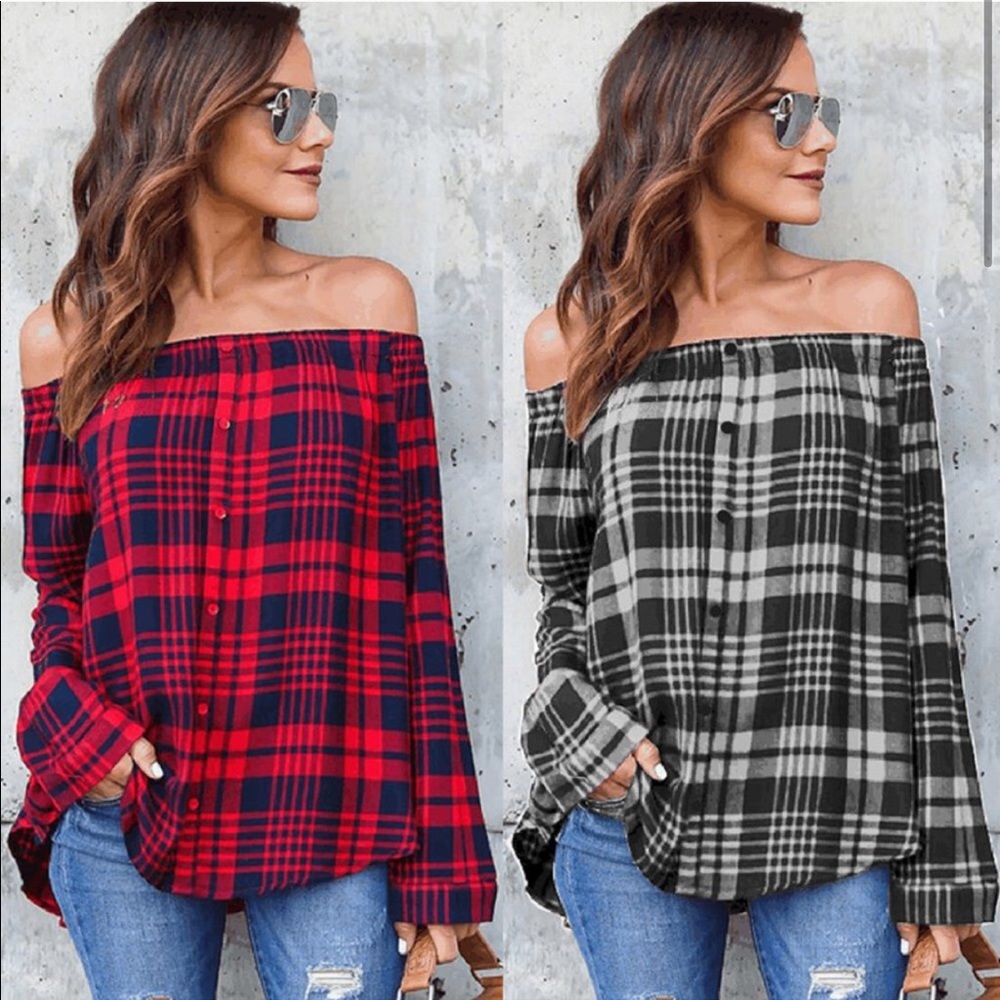 Adorable off shoulder top (Black)